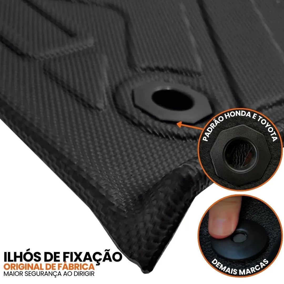 JOGO DE TAPETE BANDEJA PREMIUM BYD DOPHIN 2023 A 2024 - COMPLETO