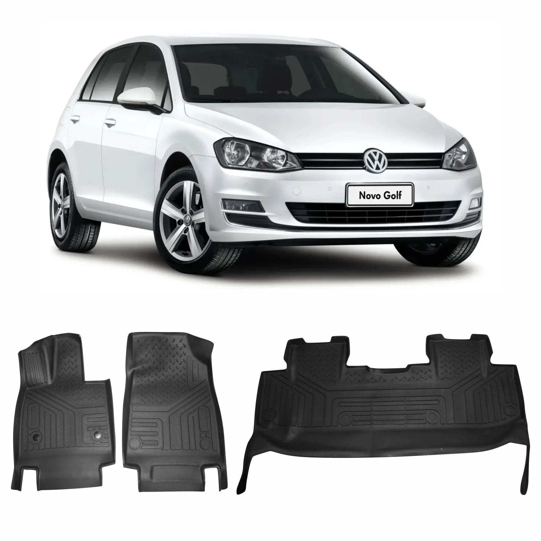 JOGO DE TAPETE BANDEJA PREMIUM GOLF 2012 A 2017 (MK7) - COMPLETO