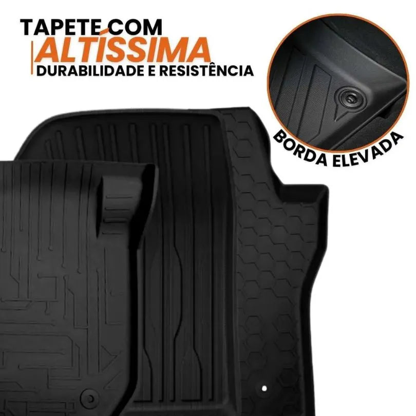 JOGO DE TAPETE BANDEJA PREMIUM ONIX HATCH 2020 A 2025 - COMPLETO