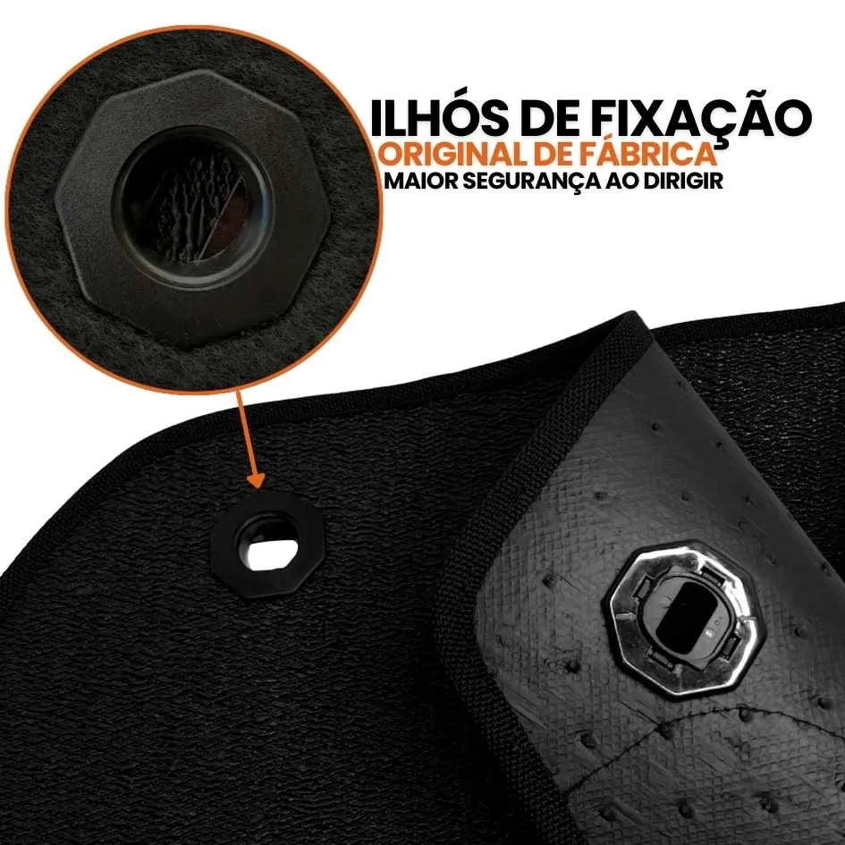 TAPETE BORRACHA PREMIUM CIVIC 2007 A 2011 3 PEÇAS