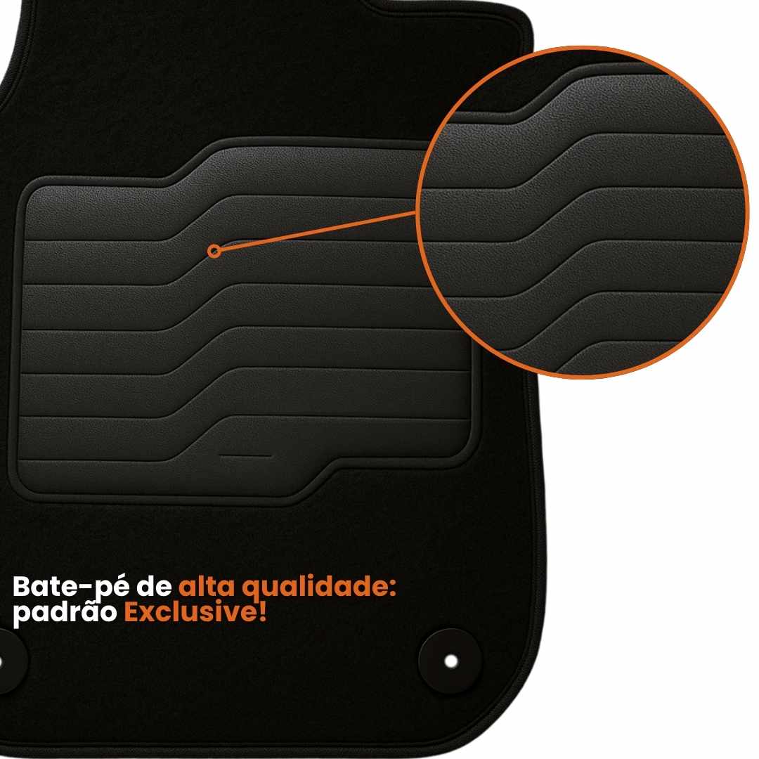 KIT TAPETES CARPETE PORTA MALAS + INTERNOS PAJERO FULL 2000 A 2021 5 LUGARES