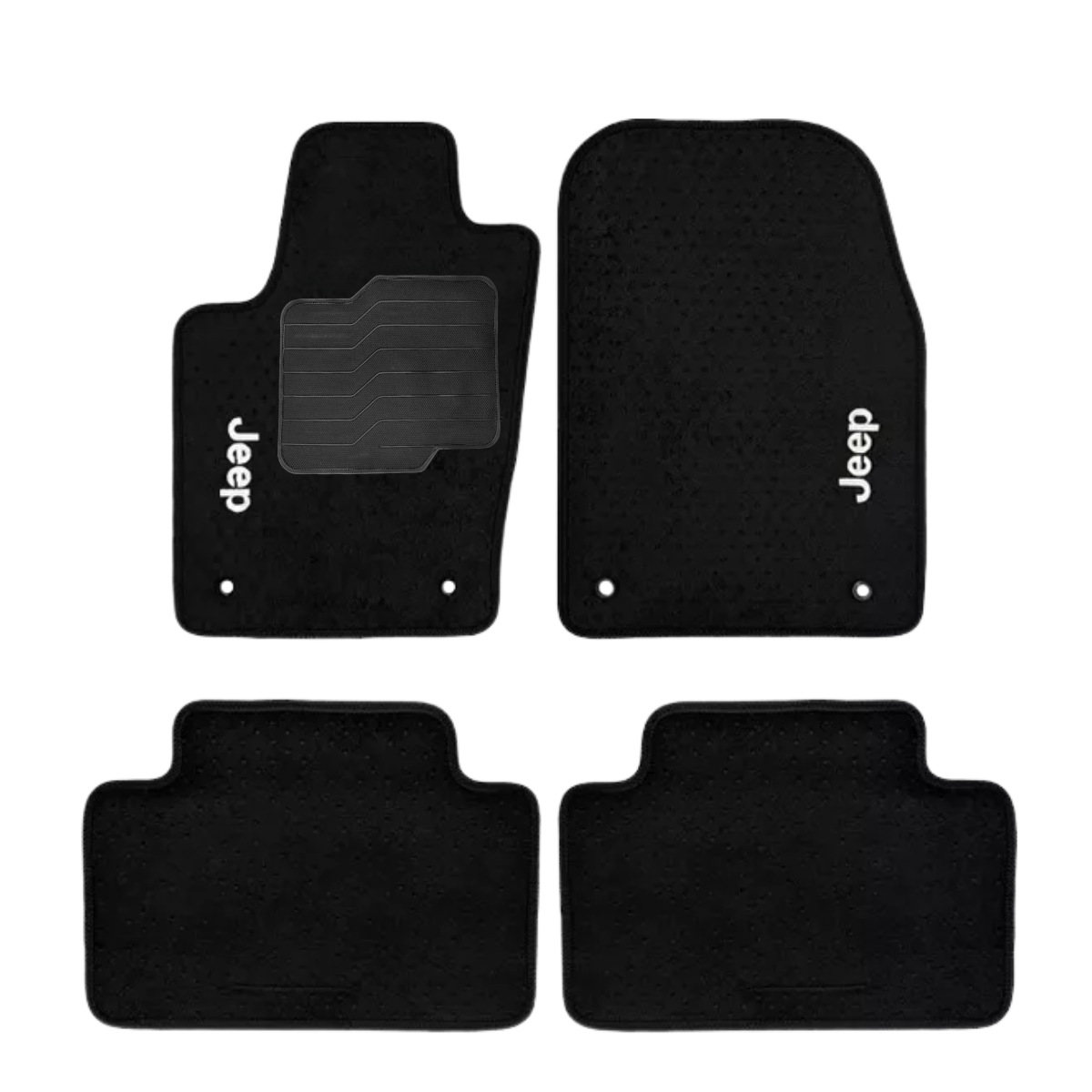 KIT TAPETES CARPETE PORTA MALAS + INTERNOS GRAND CHEROKEE 2014 A 2021